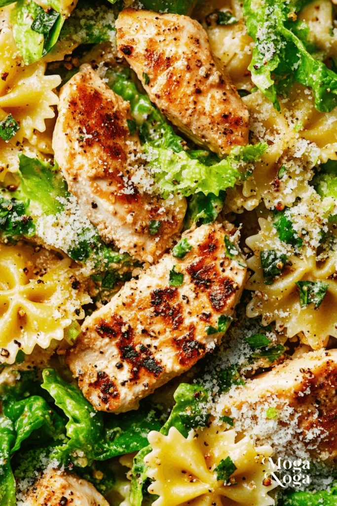 chicken caesar pasta salad-1