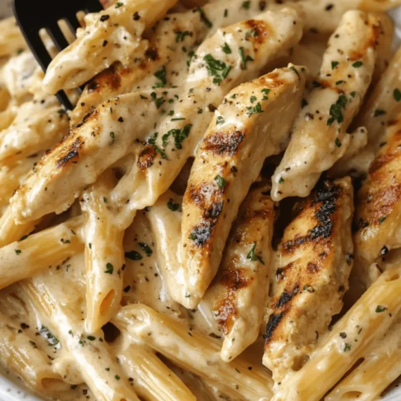 garlic parmesan chicken pasta garlic parmesan chicken pasta