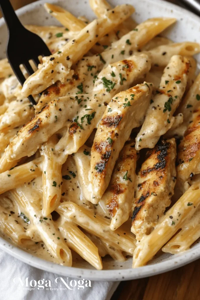 garlic parmesan chicken pasta