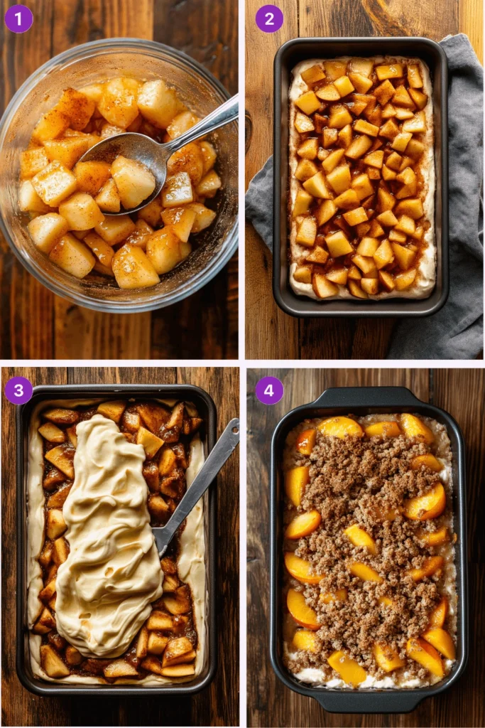 peach bread recipe-Instructions