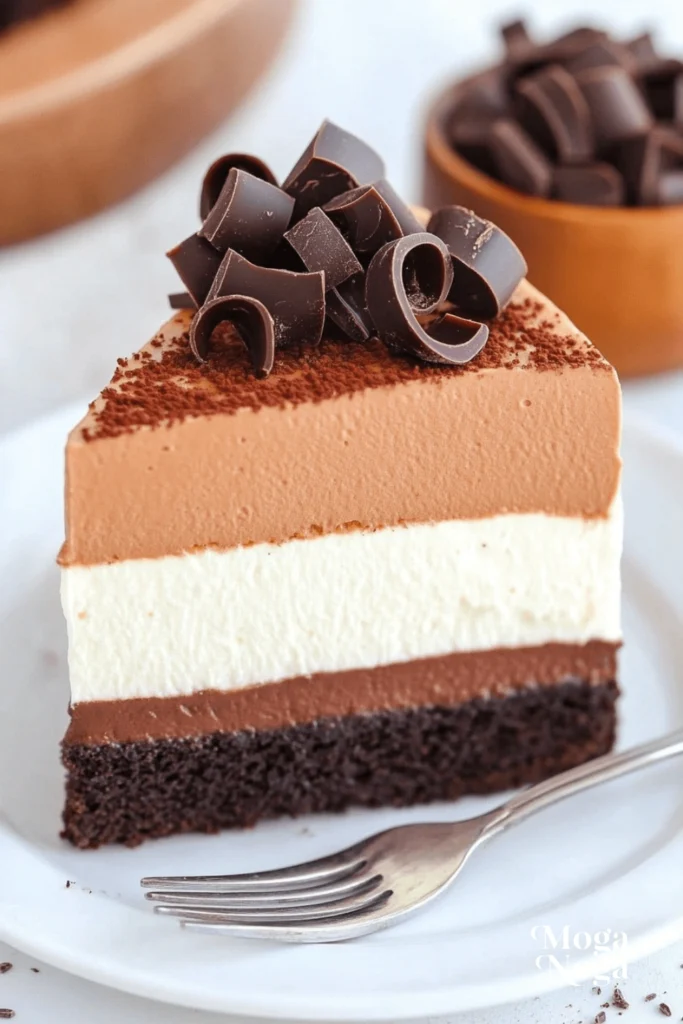 triple chocolate mousse cake-1