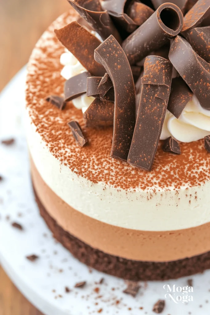 triple chocolate mousse cake-2