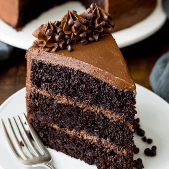 Triple Chocolate Cake Triple Chocolate Cake