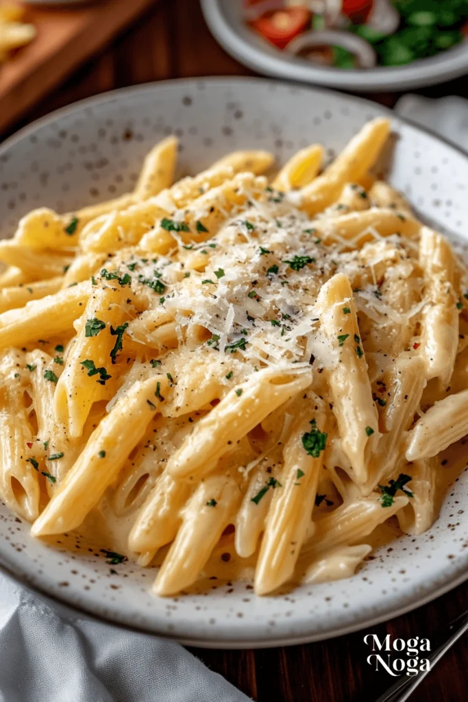 One Pot Creamy Garlic Pasta-1