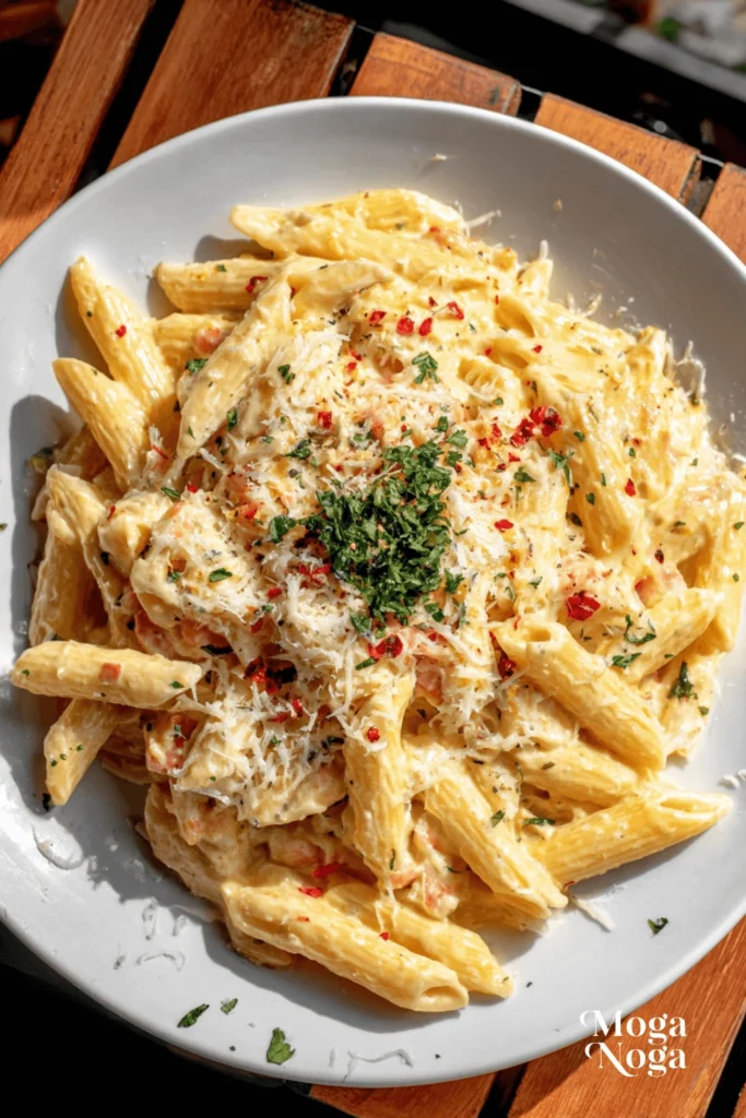 One Pot Creamy Garlic Pasta-2