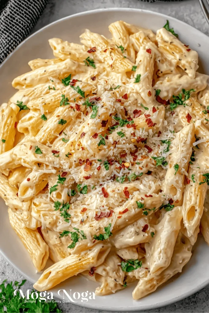One Pot Creamy Garlic Pasta