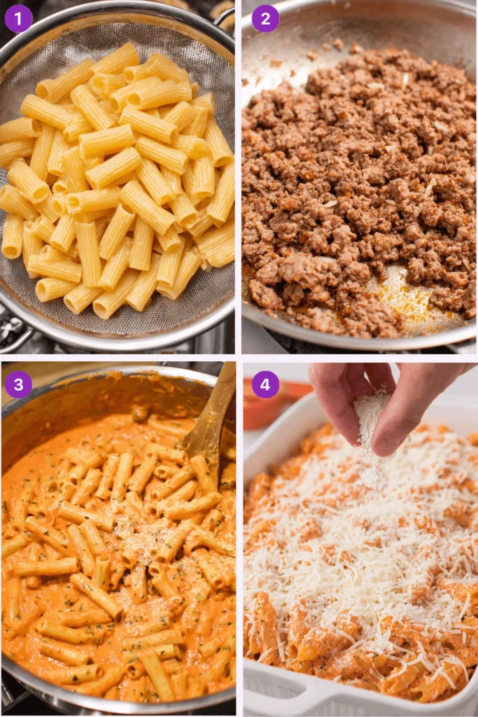 Million Dollar Baked Ziti-Instructions