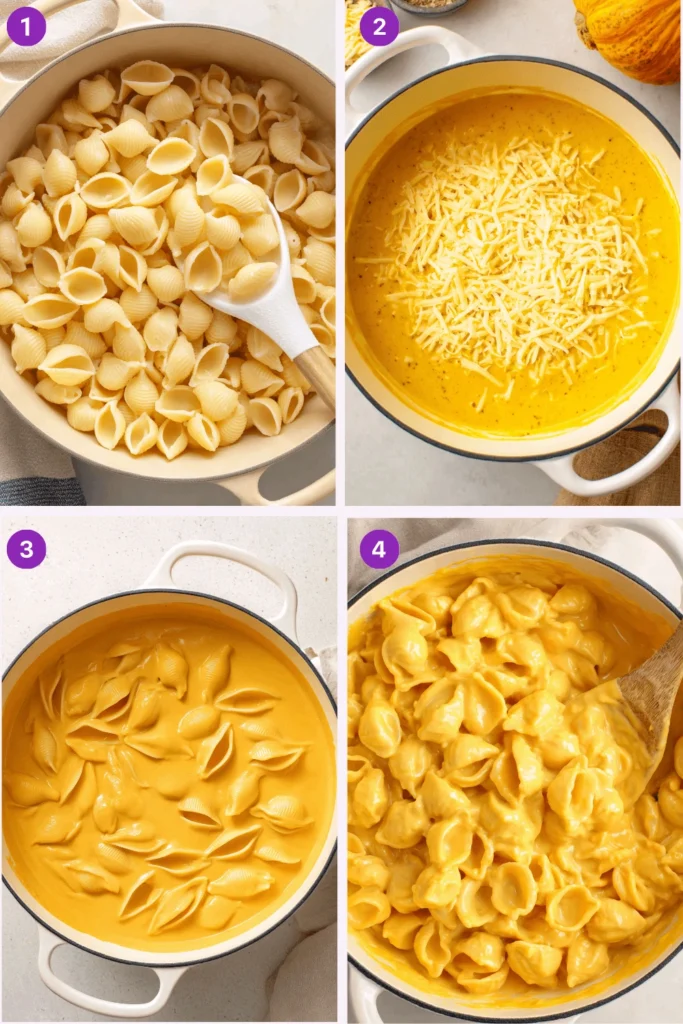 Pumpkin Macaroni and Cheese-Instructions