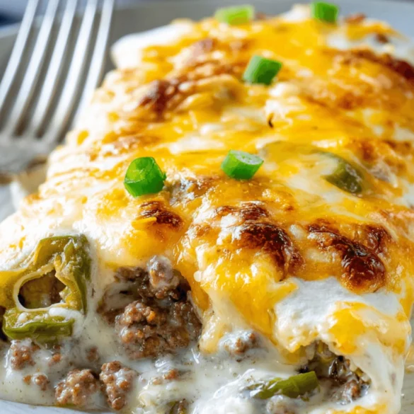Breakfast Enchiladas with Sausage Gravy