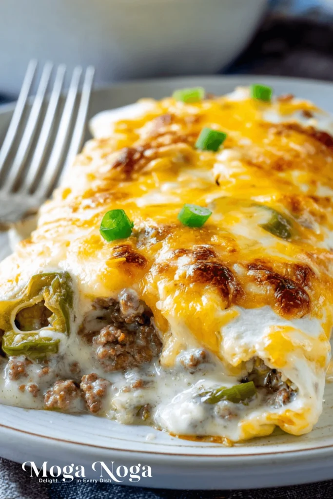 Breakfast Enchiladas with Sausage Gravy