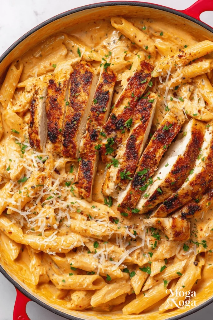 Creamy Cajun Chicken Pasta-2