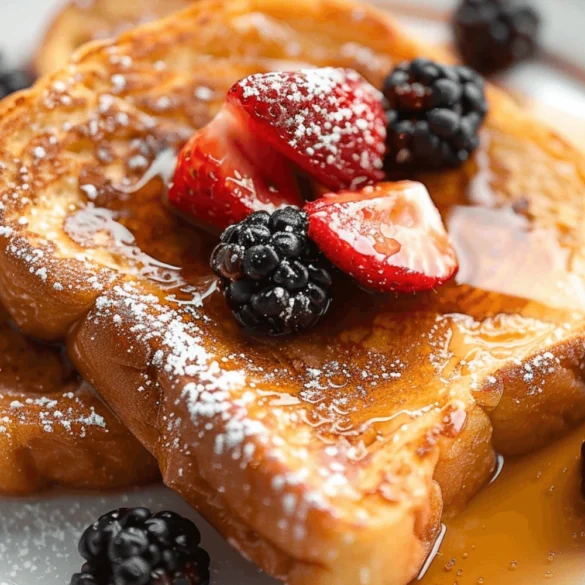 Crème Brûlée French Toast
