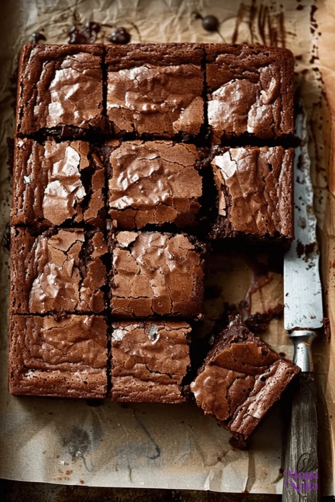 Easy Fudgy Chocolate Brownies-1