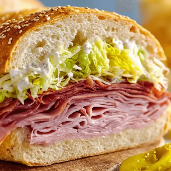 Italian Grinder Salad Sandwich