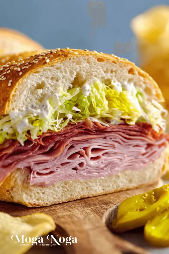 Italian Grinder Salad Sandwich