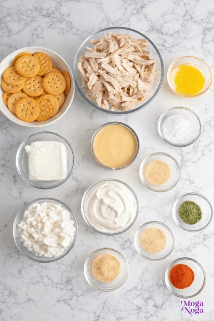 Million Dollar Chicken Casserole-ingredients