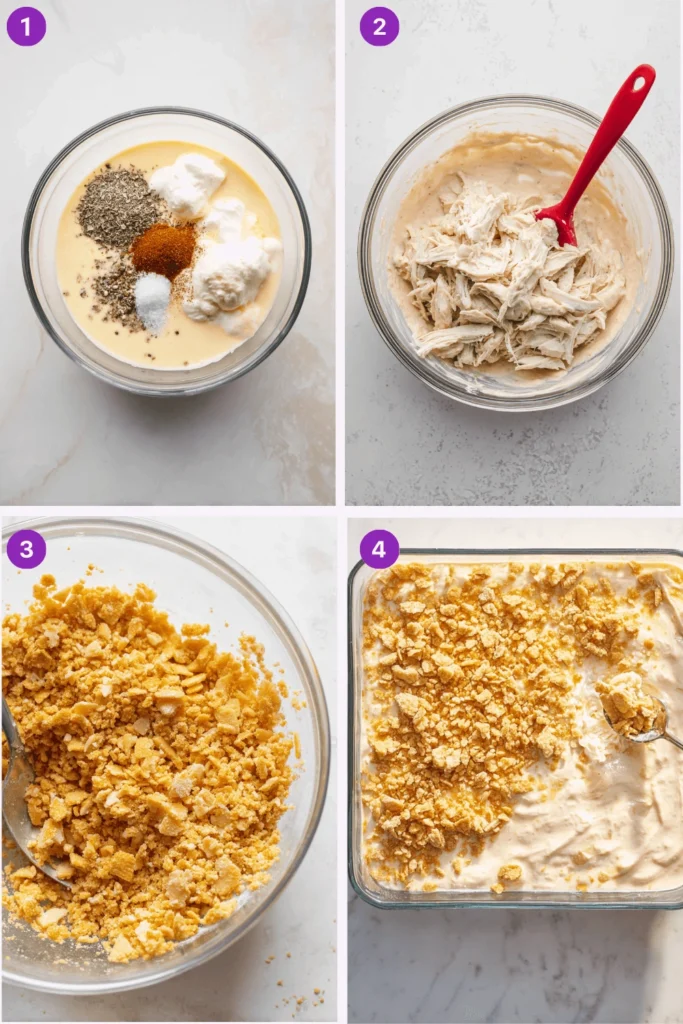 Million Dollar Chicken Casserole-steps