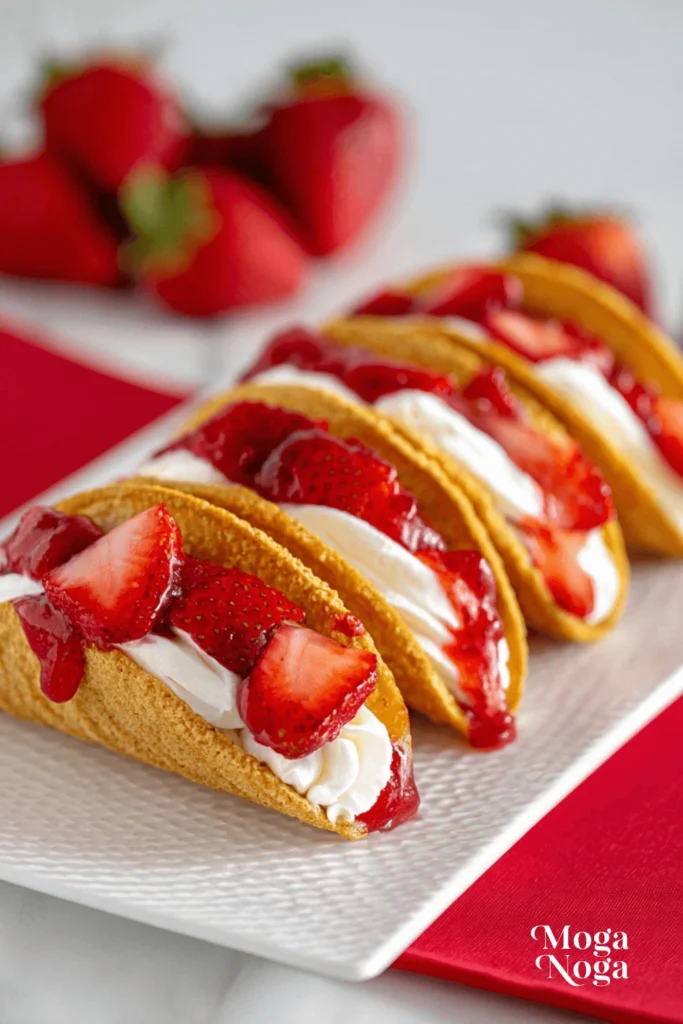 Strawberry Crunch Cheesecake Tacos-1