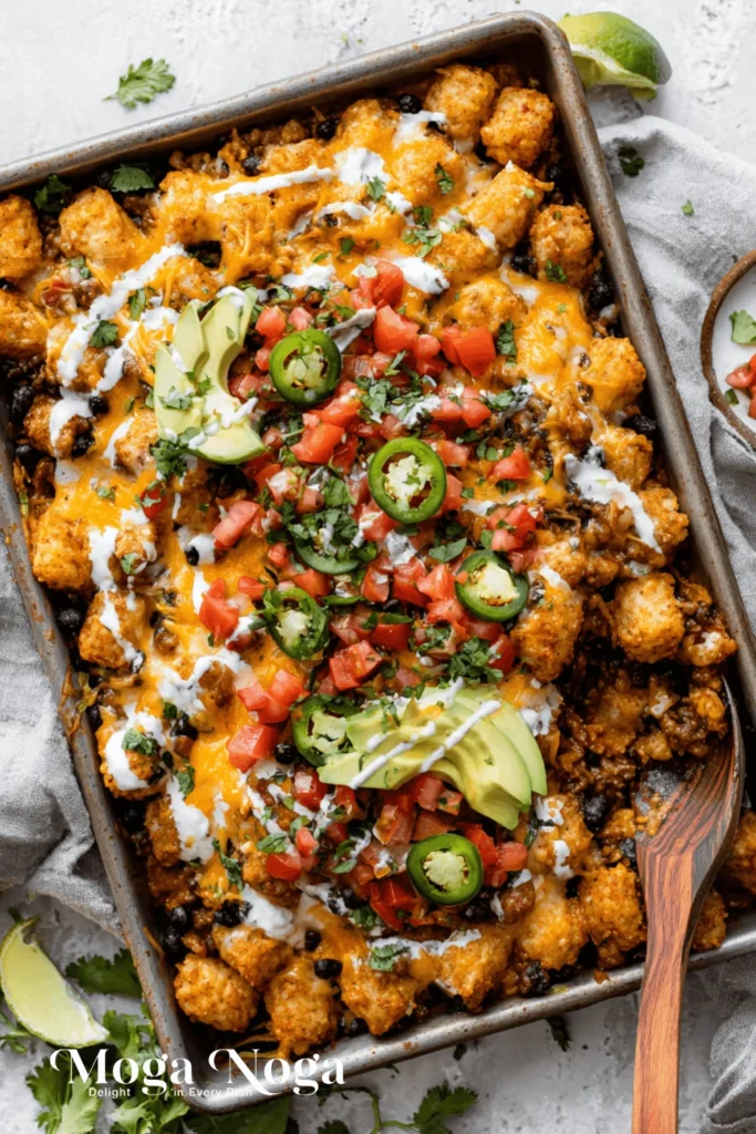 Sweet Potato Tater Tot Nachos
