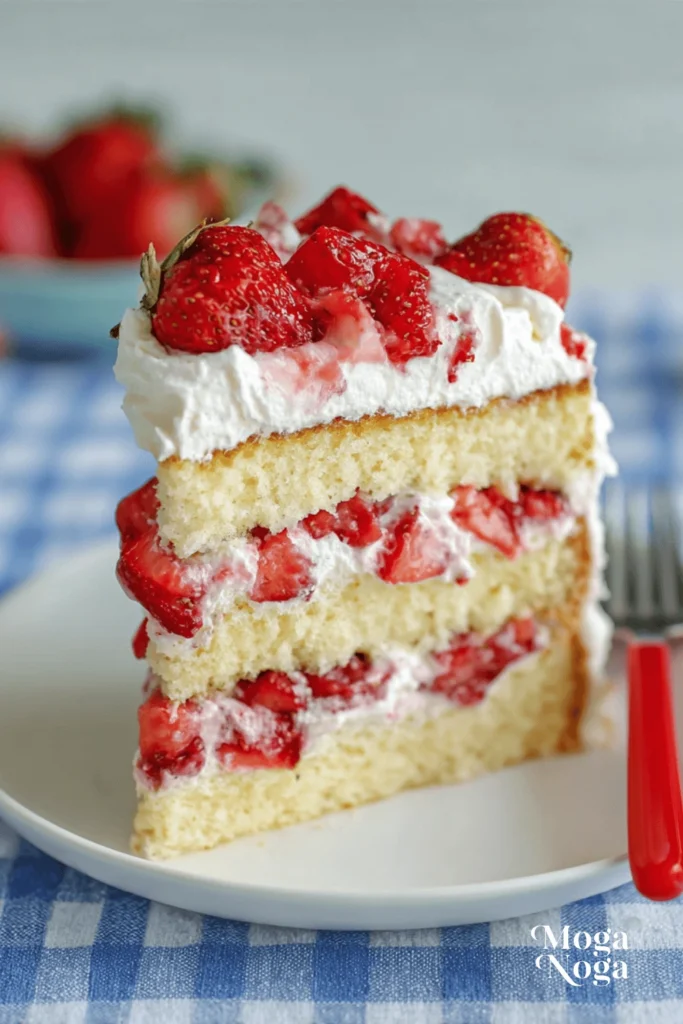 The Best Strawberry Shortcake Cake-2