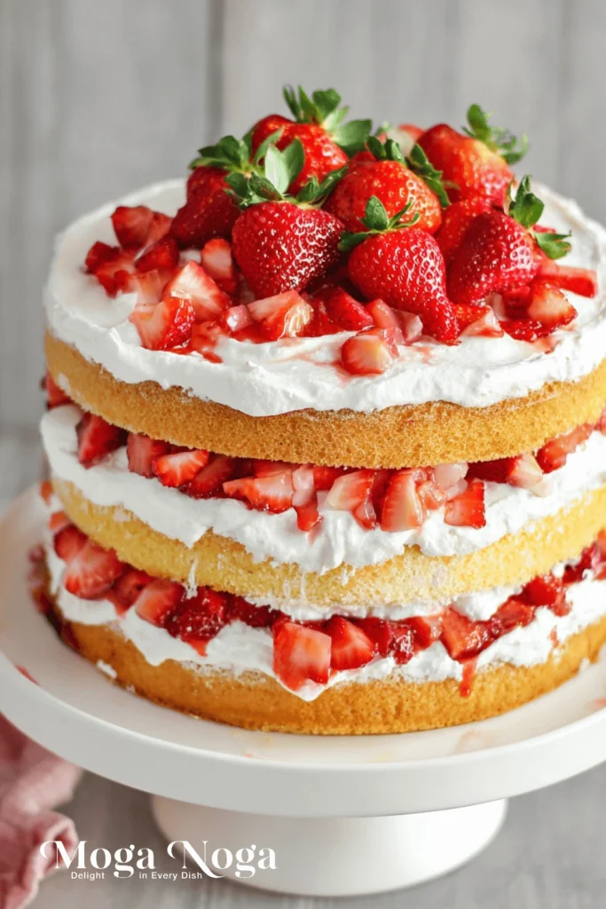 The Best Strawberry Shortcake Cake