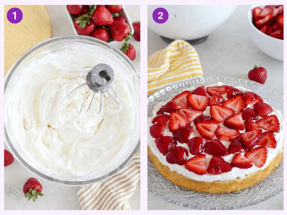 The Best Strawberry Shortcake Cake-steps