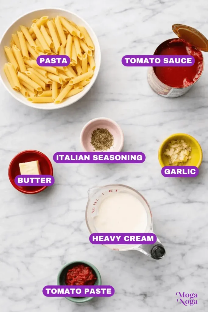 creamy tomato garlic pasta2