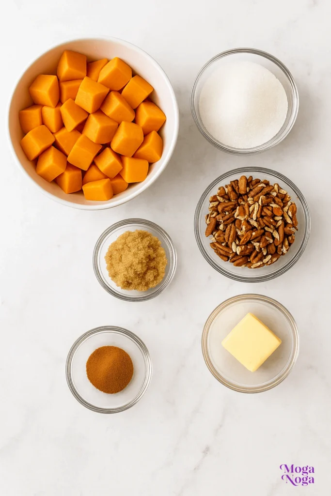 sweet potato casserole-Ingredients