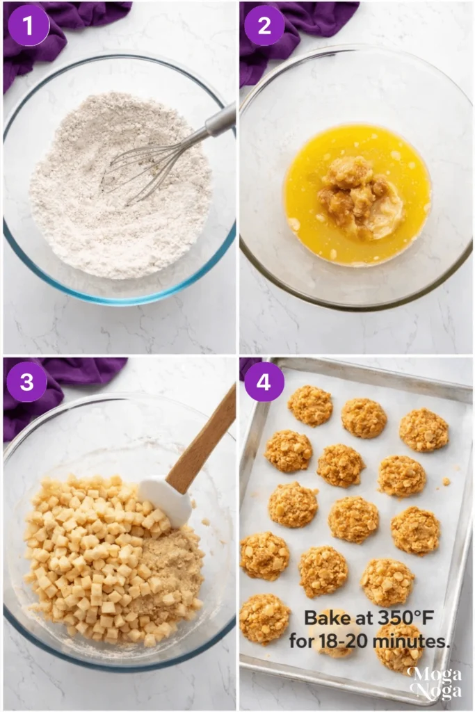 Apple Fritter Bites-steps