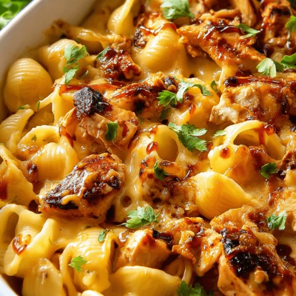 BBQ Chicken Mac and Cheese
