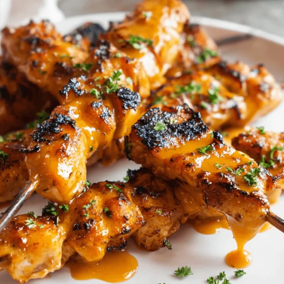 Bang Bang Chicken Skewers