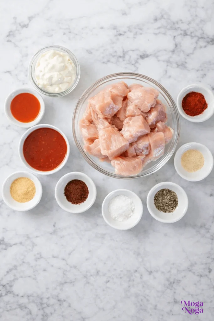 Bang Bang Chicken Skewers-ingredients