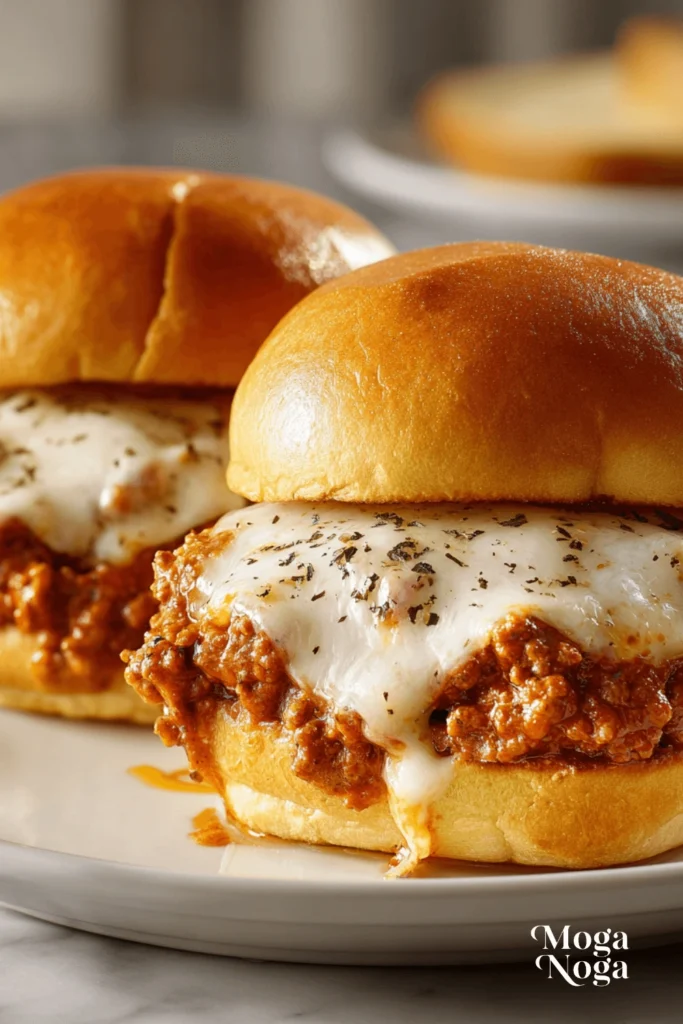Cajun Chicken Sloppy Joes with Creamy Cheese Sauce-1