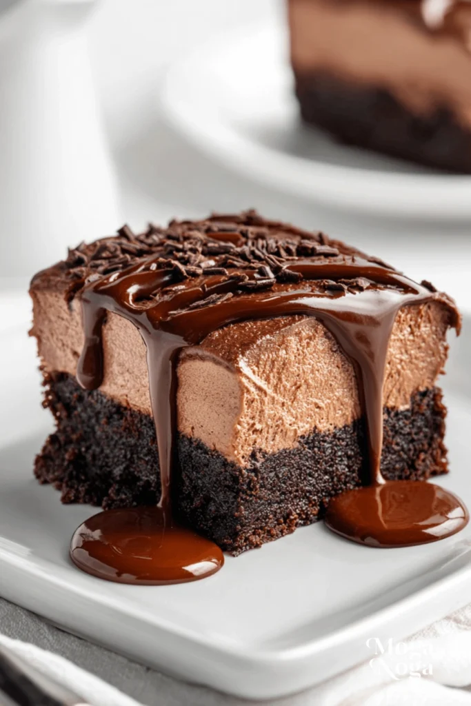 Chocolate Mousse Brownies-1