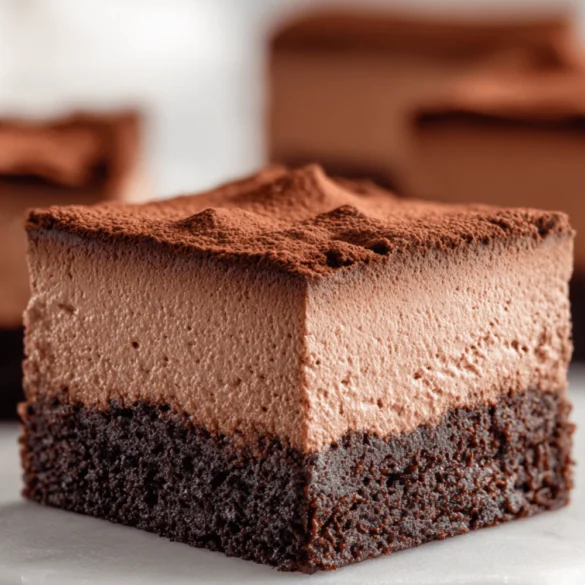 Chocolate Mousse Brownies
