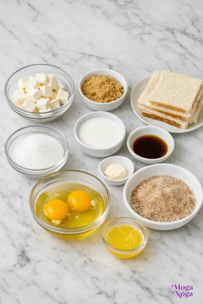 Cinnamon Roll French Toast Roll-Ups-ingredients