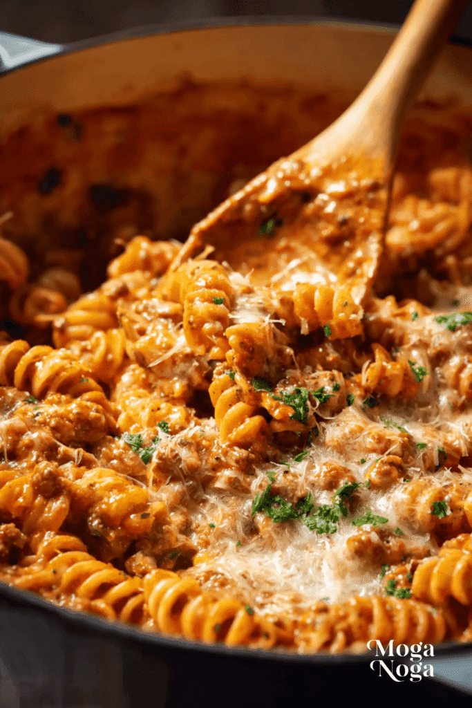 Creamy Beef Pasta Recipe-3