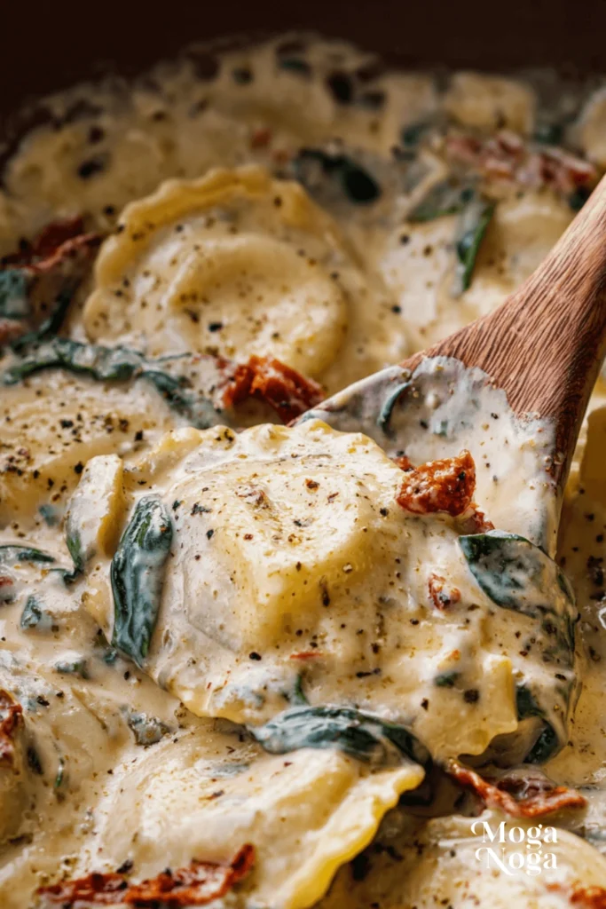 Creamy Tuscan Ravioli-1