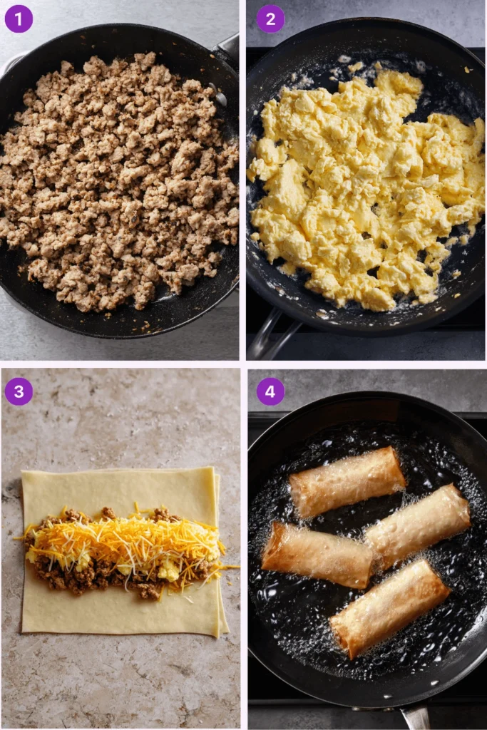 Egg Breakfast Rolls-steps