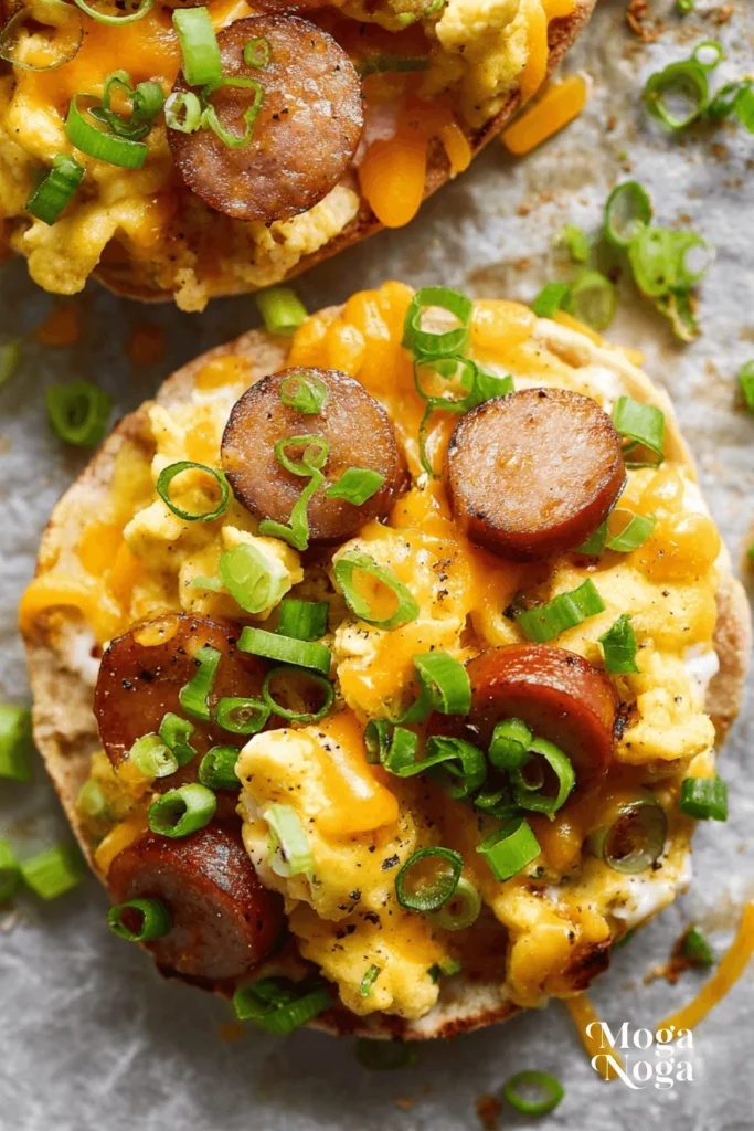 English Muffin Breakfast Pizza-2