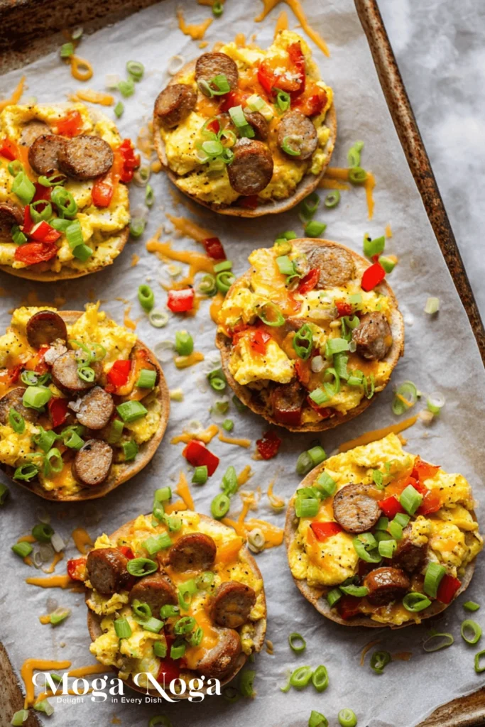 English Muffin Breakfast Pizza