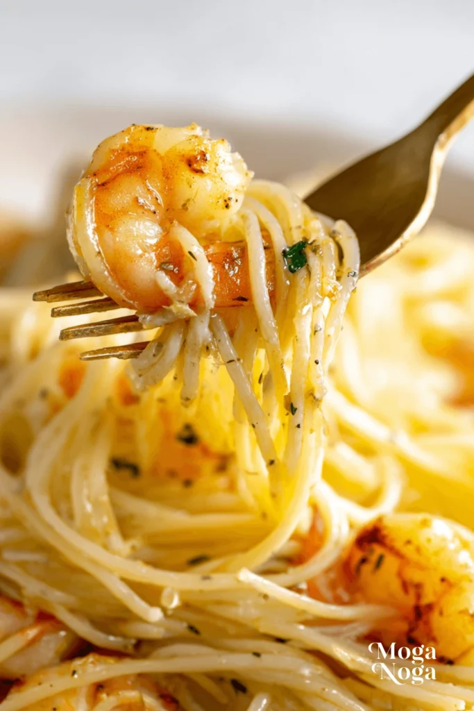 Garlic Butter Shrimp Scampi Pasta-2