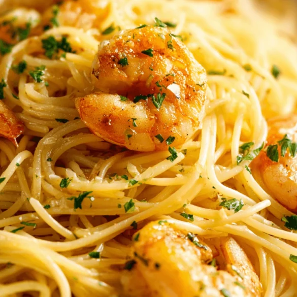 Garlic Butter Shrimp Scampi Pasta