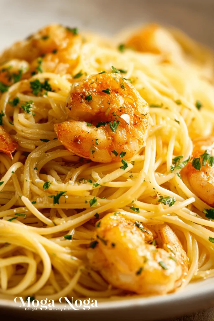 Garlic Butter Shrimp Scampi Pasta
