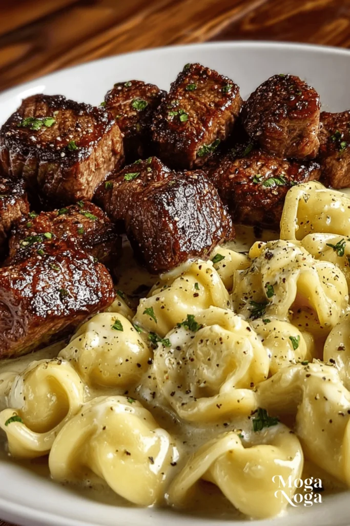 Garlic Steak Tortellini-1