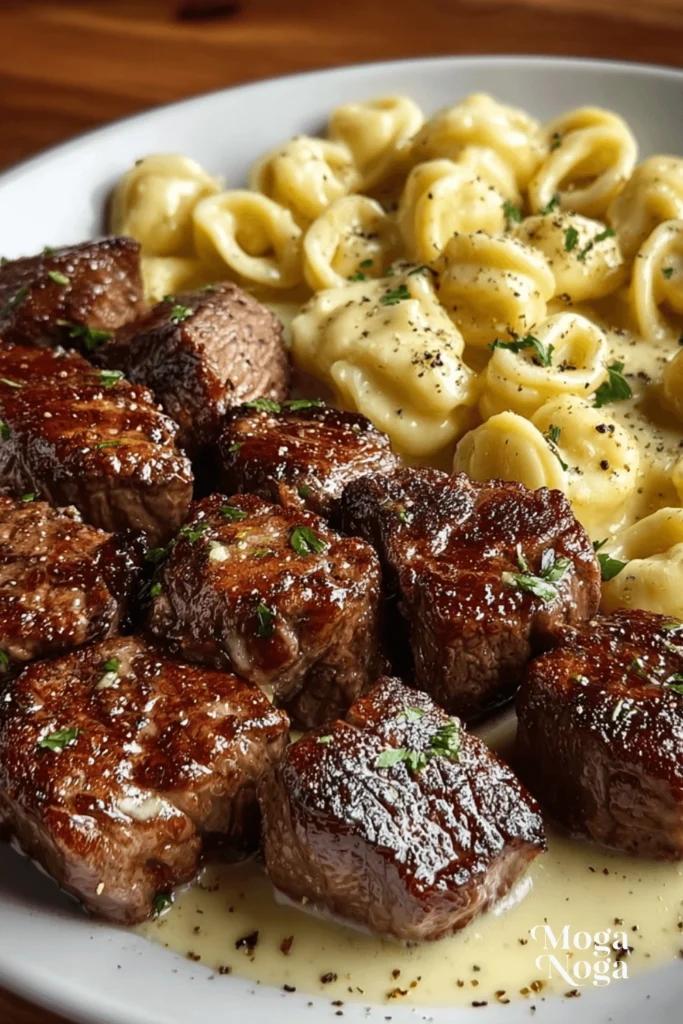 Garlic Steak Tortellini-3