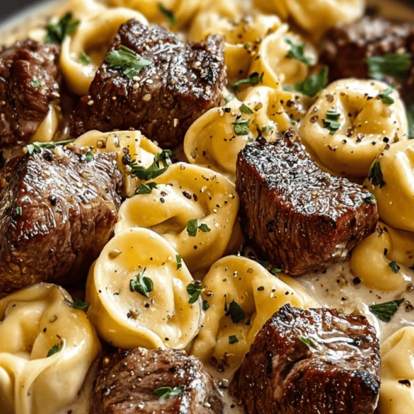 Garlic Steak Tortellini