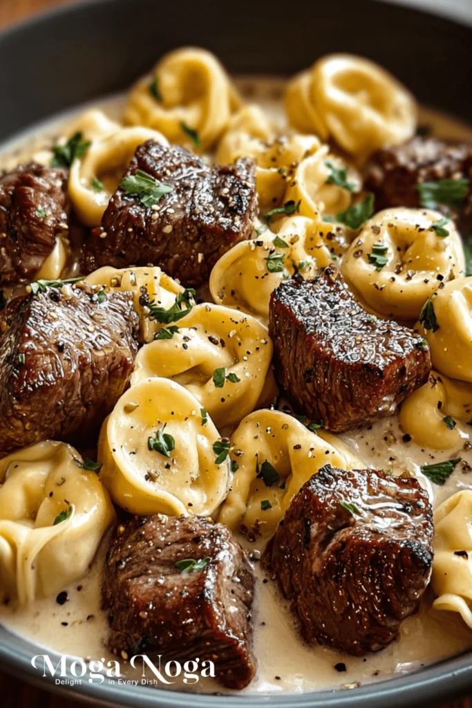 Garlic Steak Tortellini