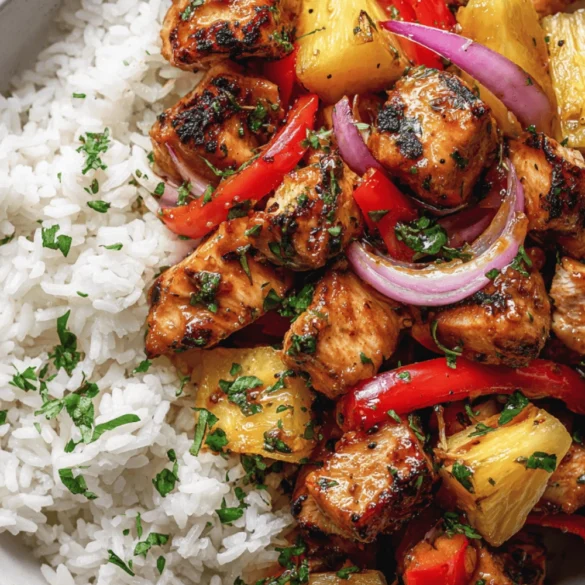 Hawaiian Chicken Sheet Pan