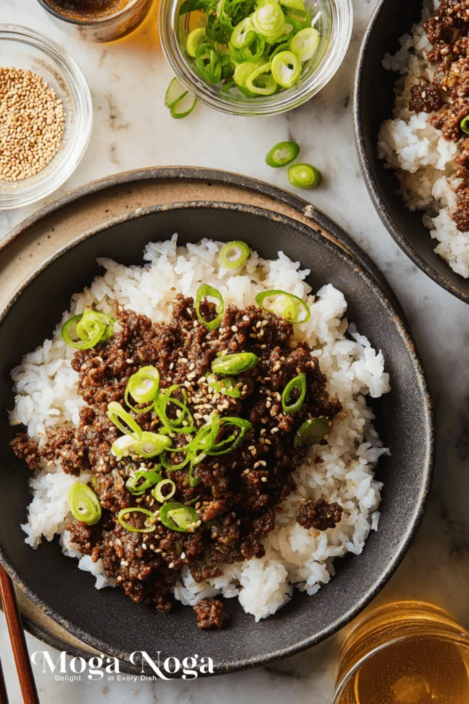 Korean Ground Beef Bowl